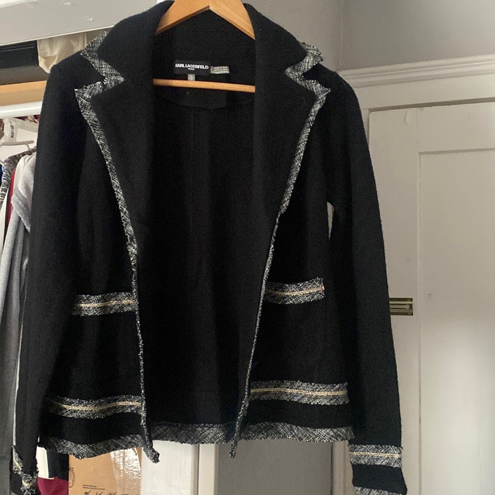 NWT Karl Lagerfeld button up blazer